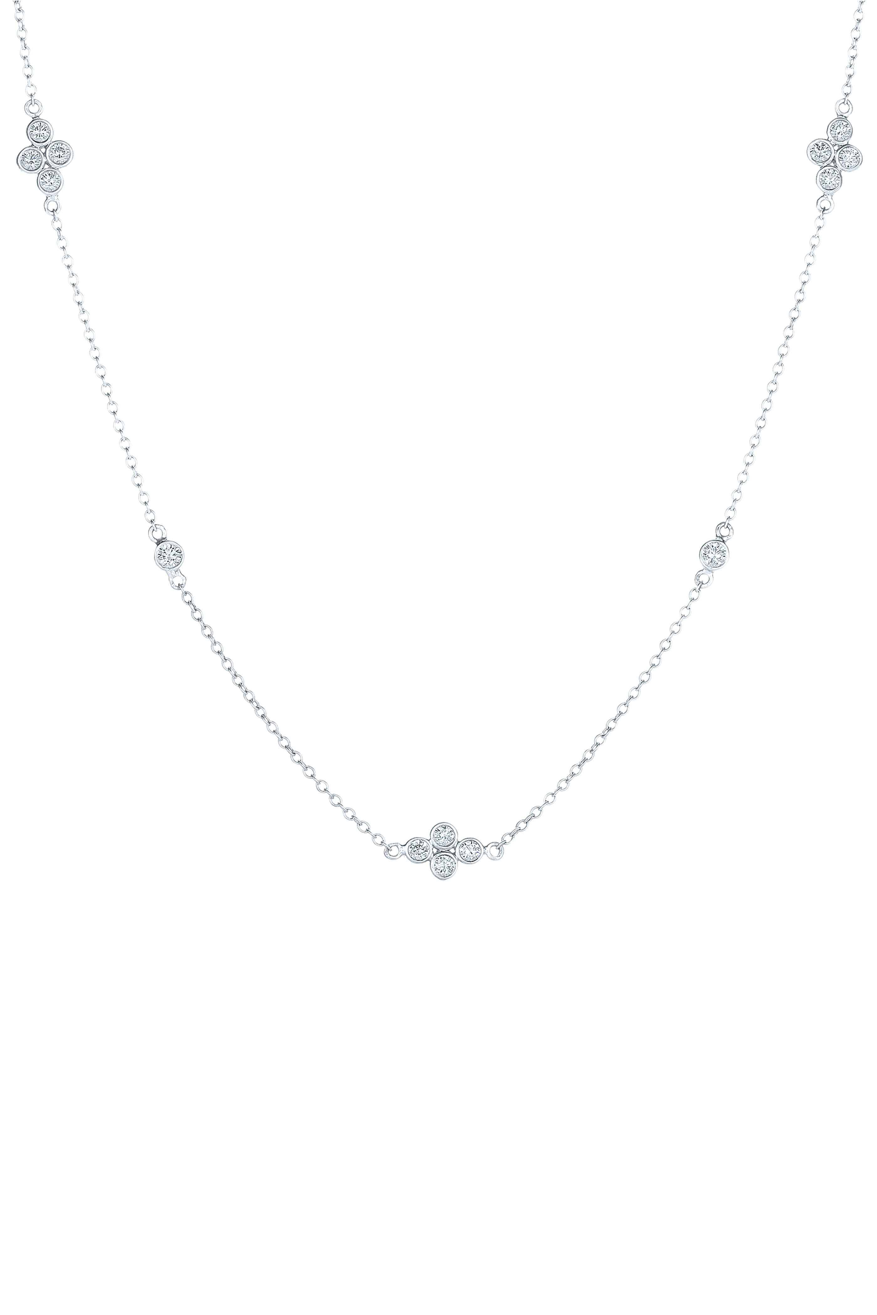 Kwiat - White Gold Diamond String Necklace