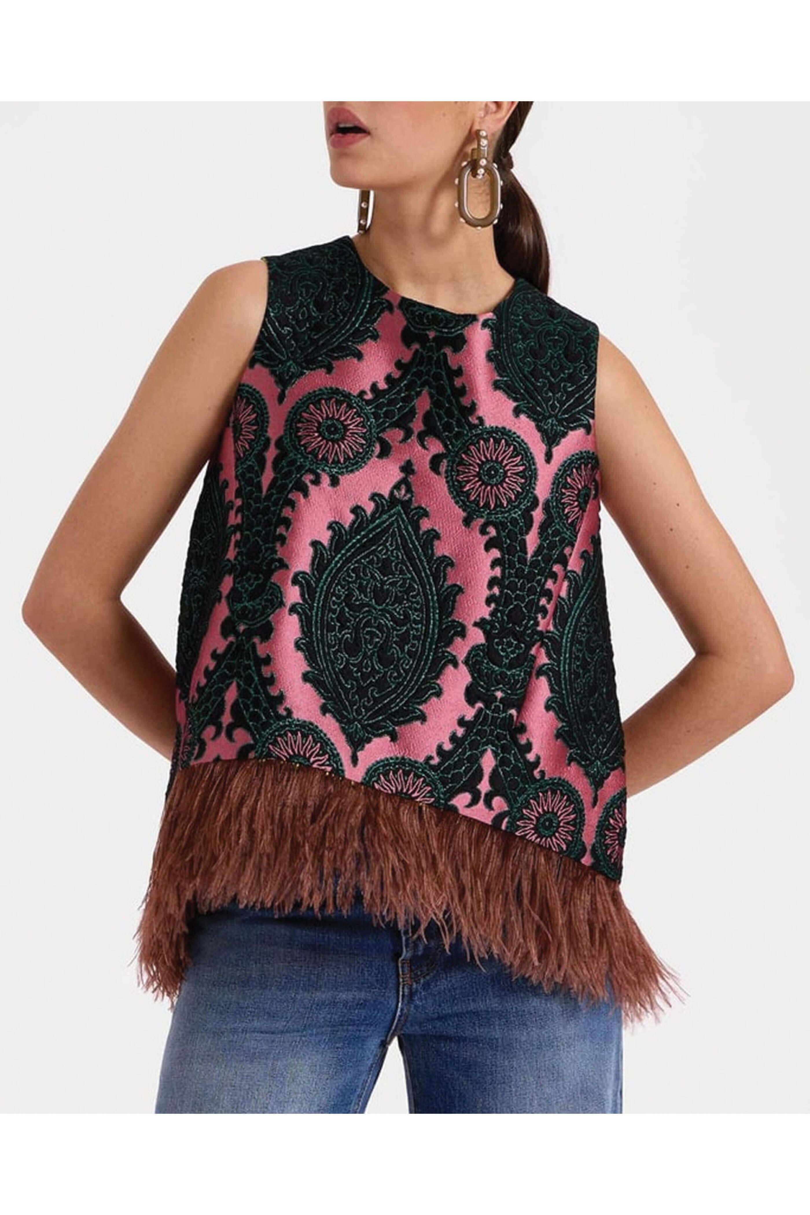 La DoubleJ - Oltrarno Feather La Scala Top