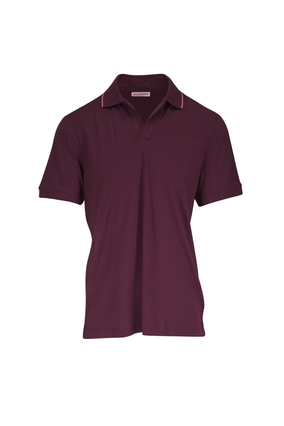 新品 Ralph Lauren Purple Label カシミヤ100% ポロ Ralph Lauren Purple Label ポロシャツ | ブルー | FARFETCH JP