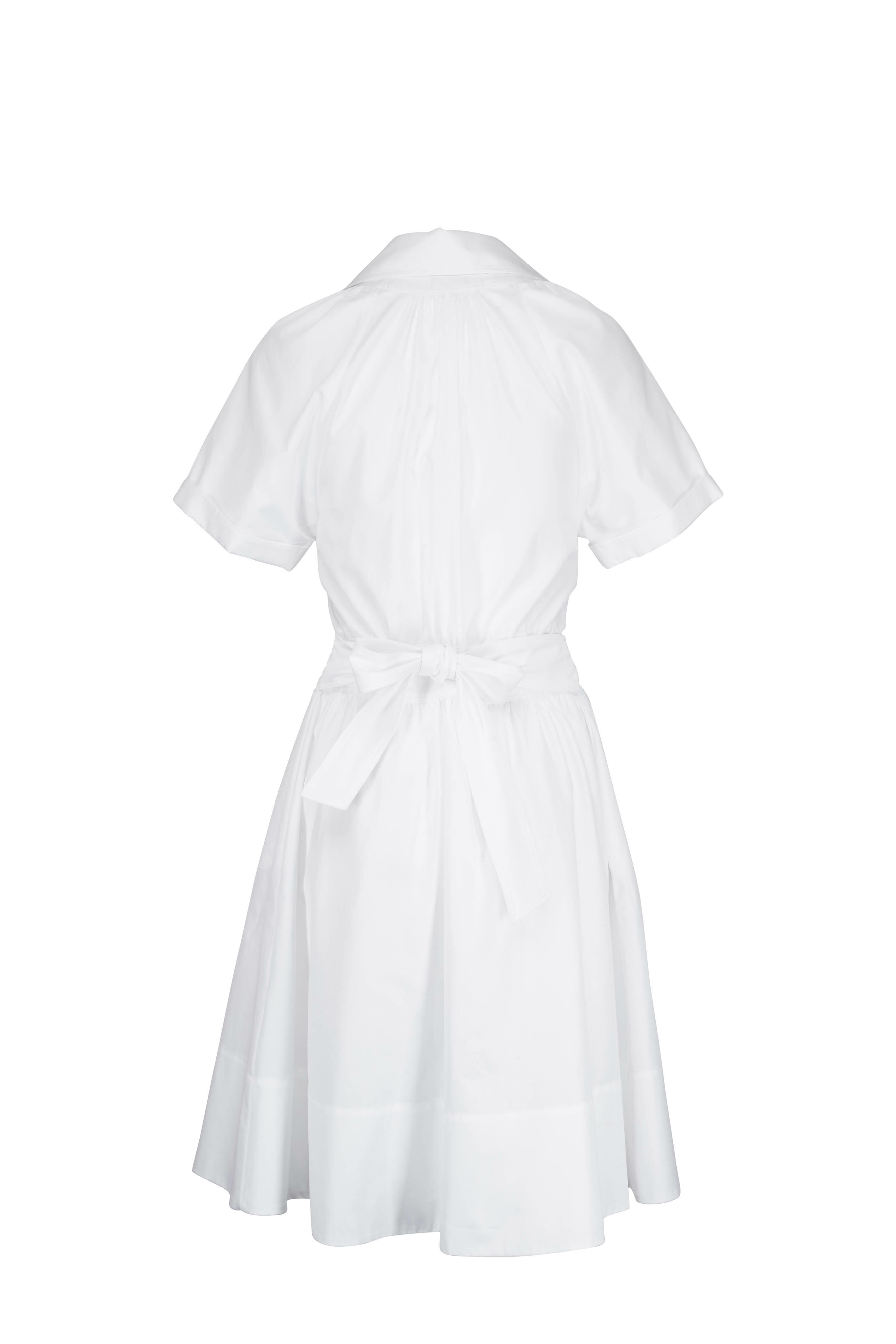 Kiton - White Cotton Shirtdress