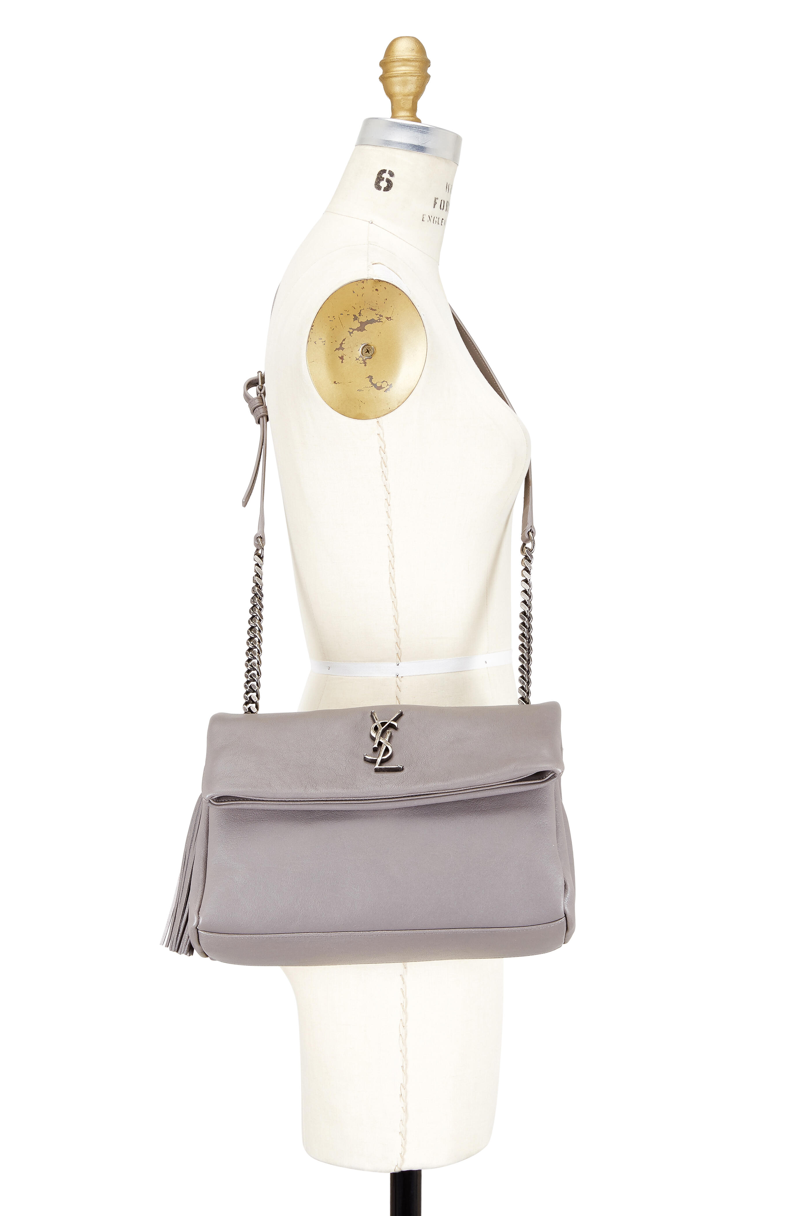 Saint Laurent - West Hollywood Fog Leather Shoulder Bag