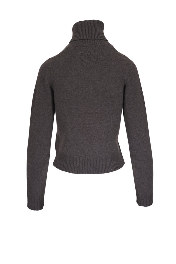 Nili Lotan - Hollyn Dark Umber Melange Cashmere Sweater