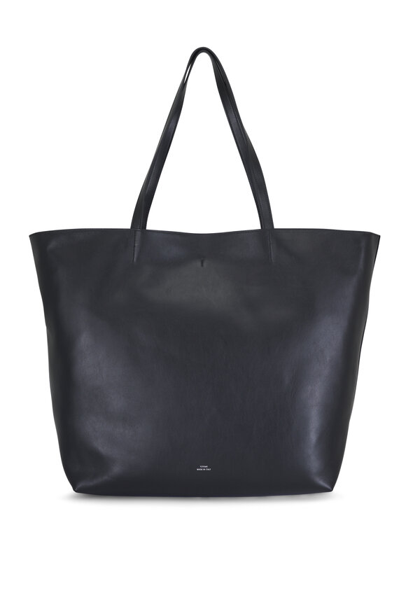 Totême Roam Black & Tan Leather Tote - view 2