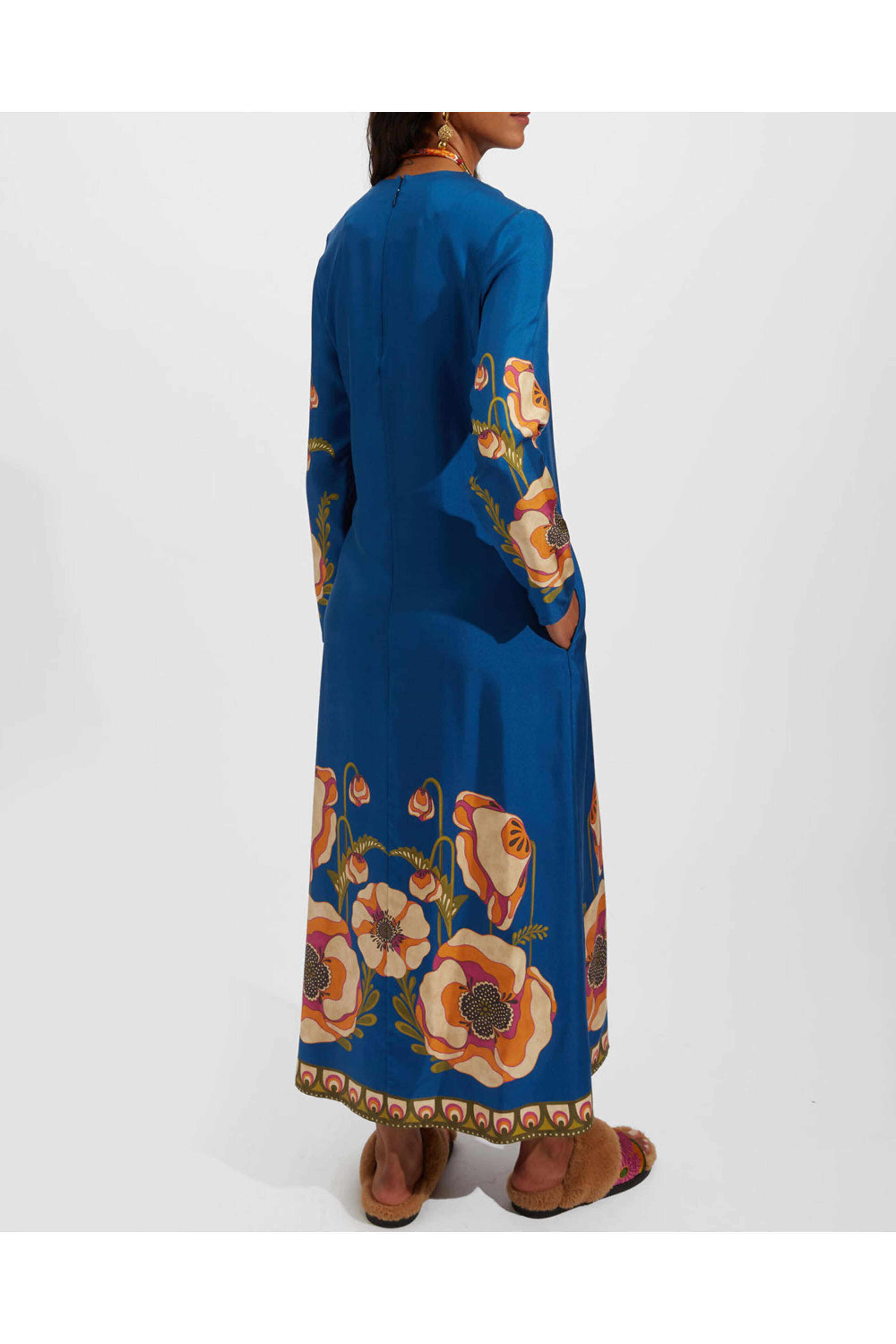 chinese dress ladies Arcturus Long Sleeve Swing Dress