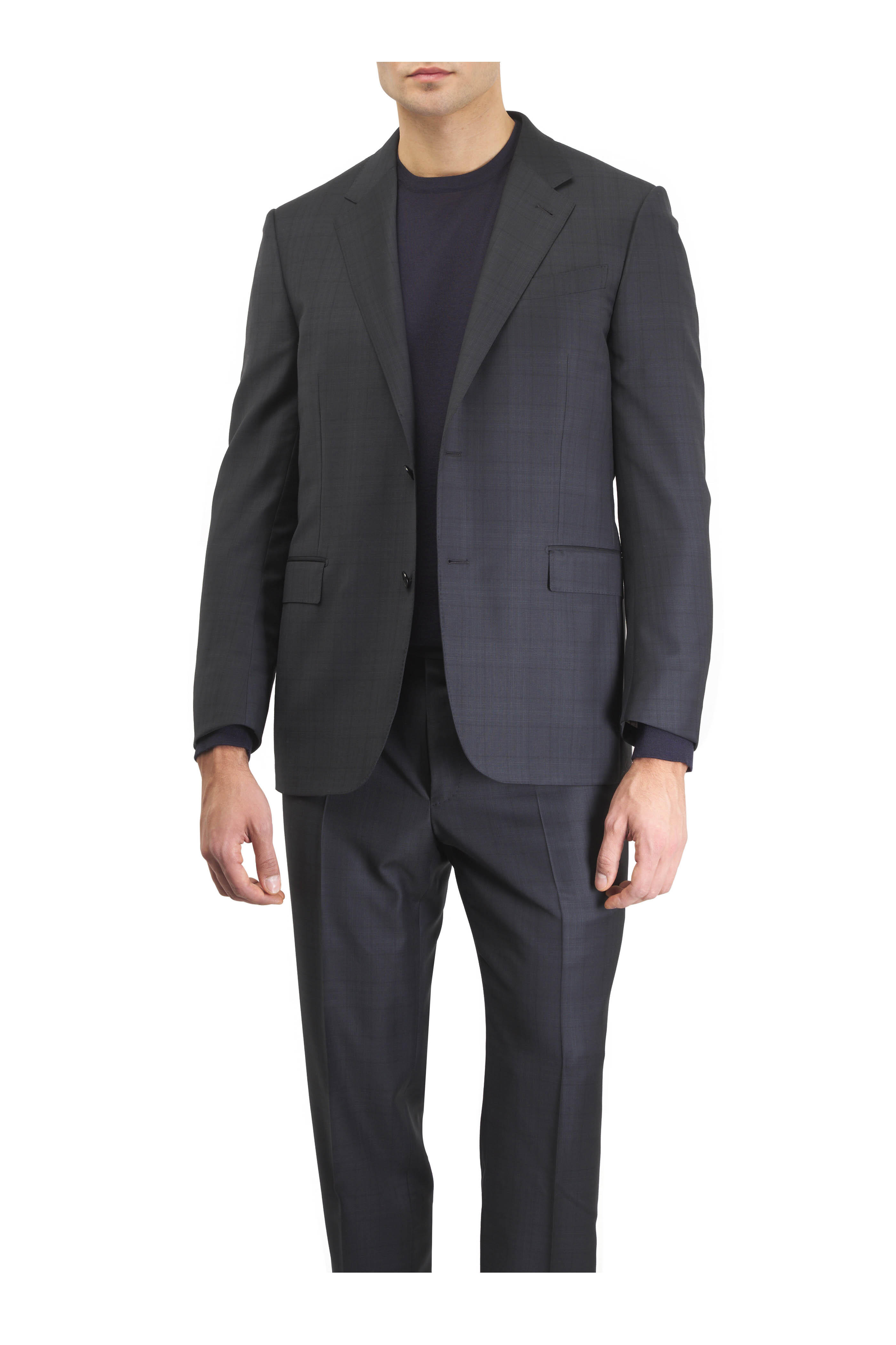 Zegna - Trofeo Charcoal Gray Wool Suit