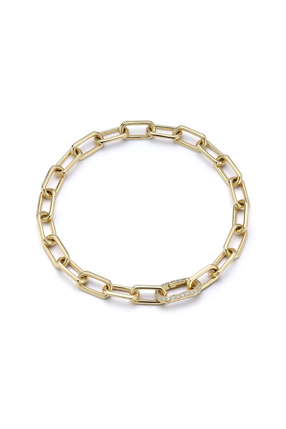 Walters Faith Diamond Link Saxon Link Bracelet