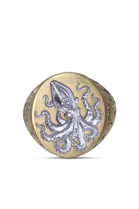 Castro Smith Different Minds Squid Signet Ring
