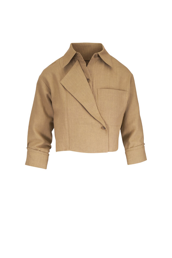 TWP Next Chapter Kelp Linen Blouse