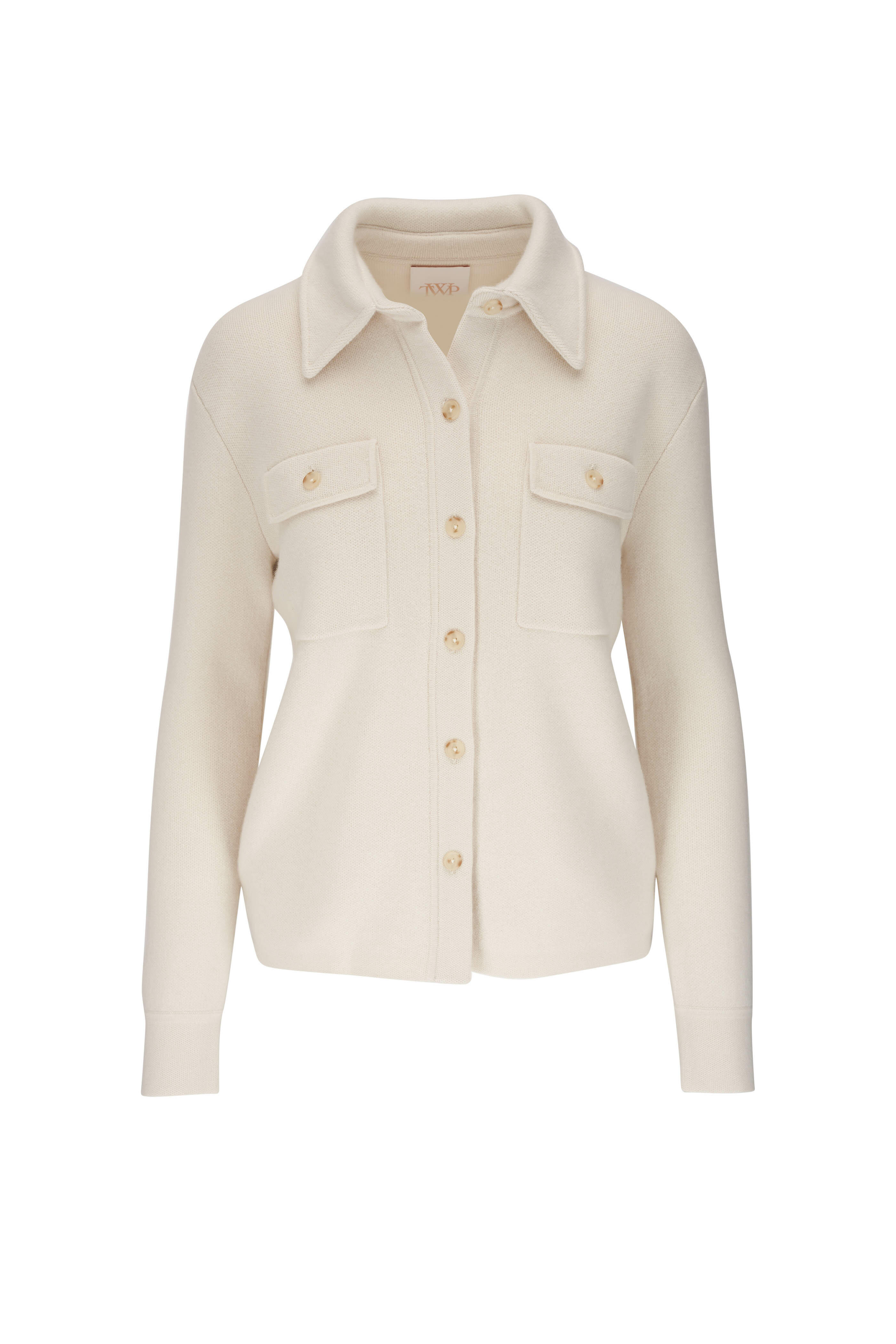 TWP - Theo Ivory Cashmere Swacket | Mitchell Stores