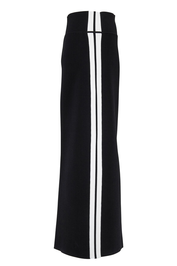 Veronica Beard - Roland Black Side Stripe Pull-On Pant