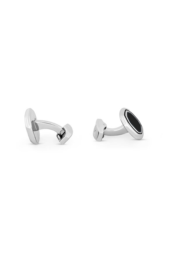 Tateossian - Black Onyx Octogon Cufflinks