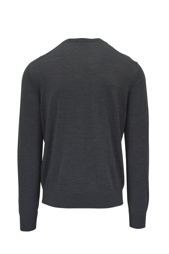 Tom Ford - Dark Gray Fine Gauge Wool Sweater