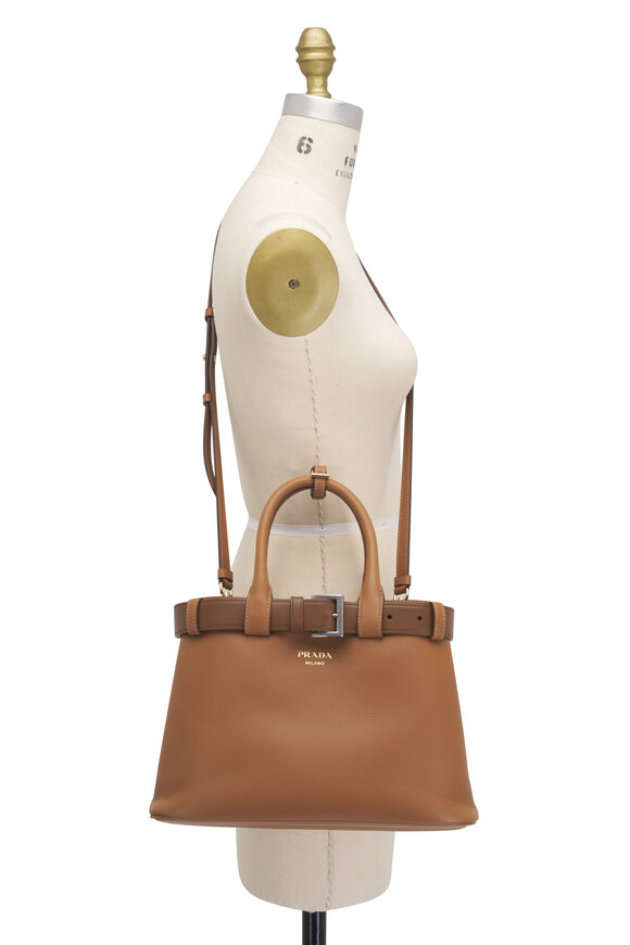 Prada - Small Caramel Soft Leather Belt Bag 