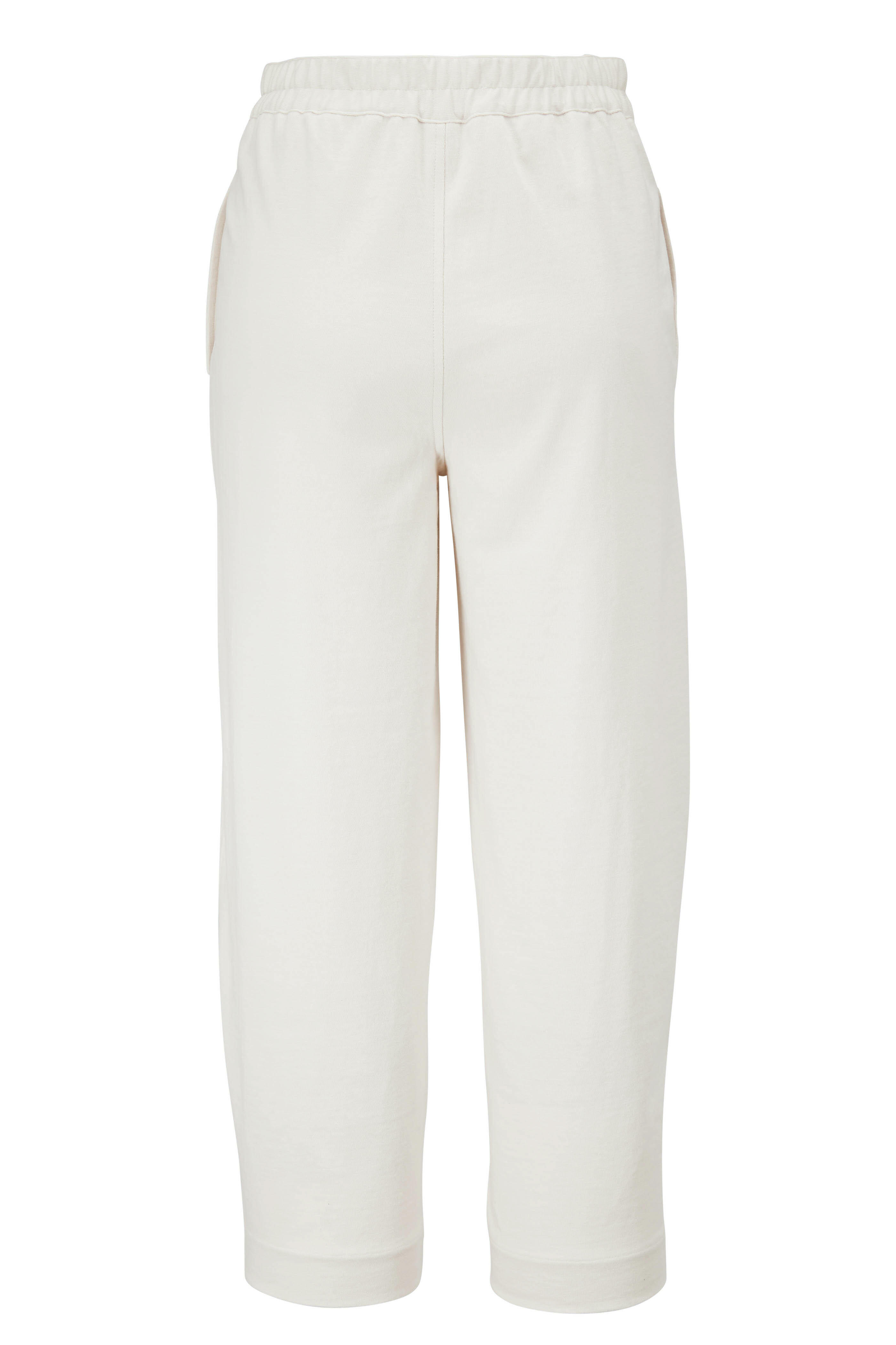 Vince - Bone Cotton Tapered Pant
