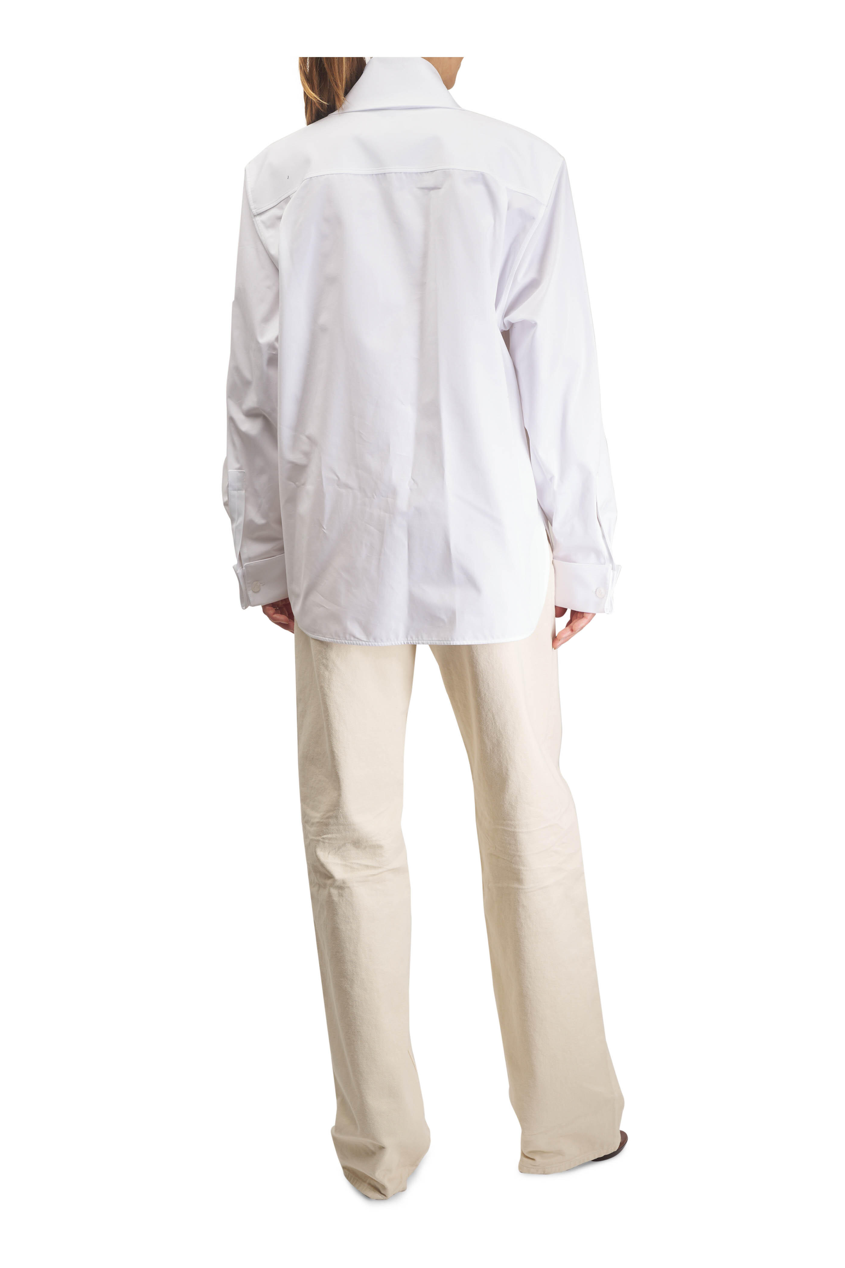 Saint Laurent - French Vanilla V Waist Baggy Jean