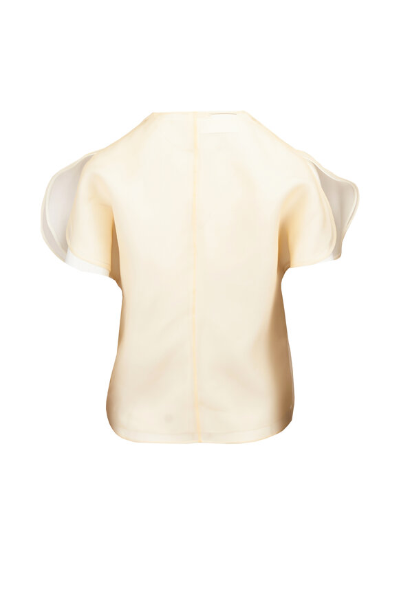 Khaite Briar Beige Silk Top - view 2