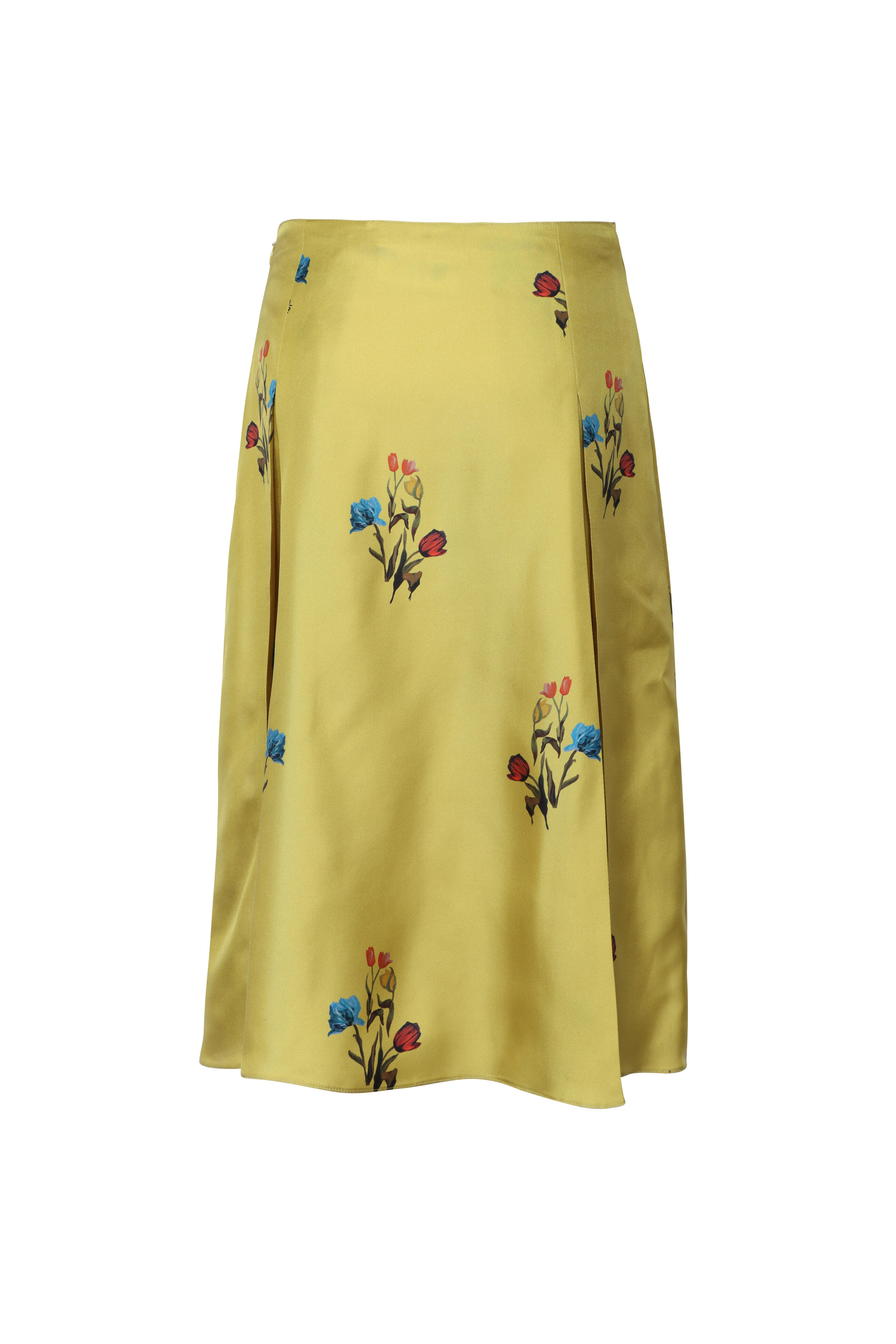 Marni - Citron Tulip Pencil Skirt