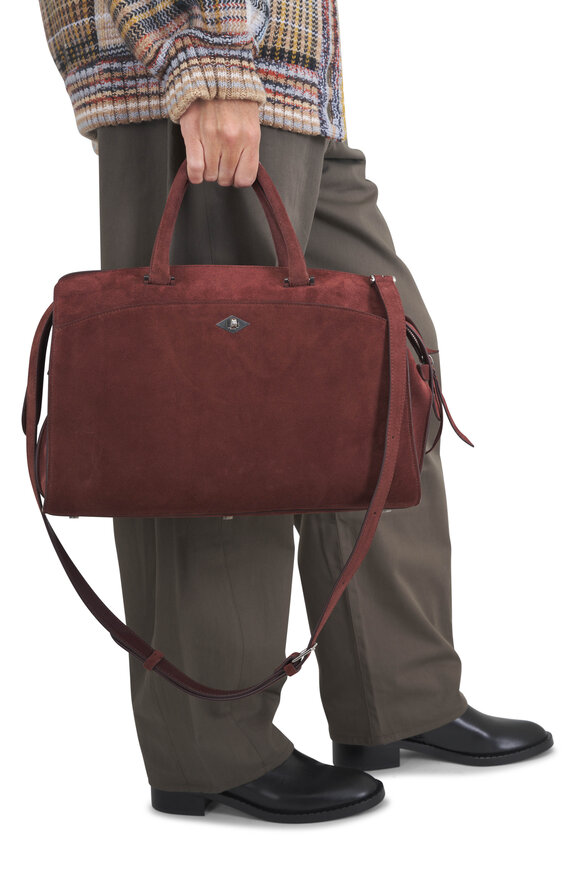 Métier Private Eye Nubuck Leather Satchel - view 4