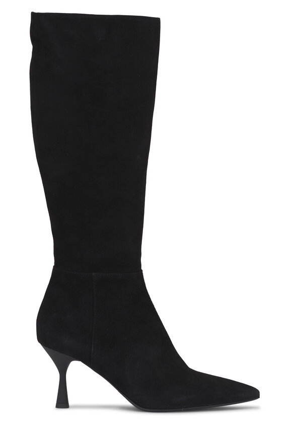 AGL Ide Black Suede Tall Boot - view 3