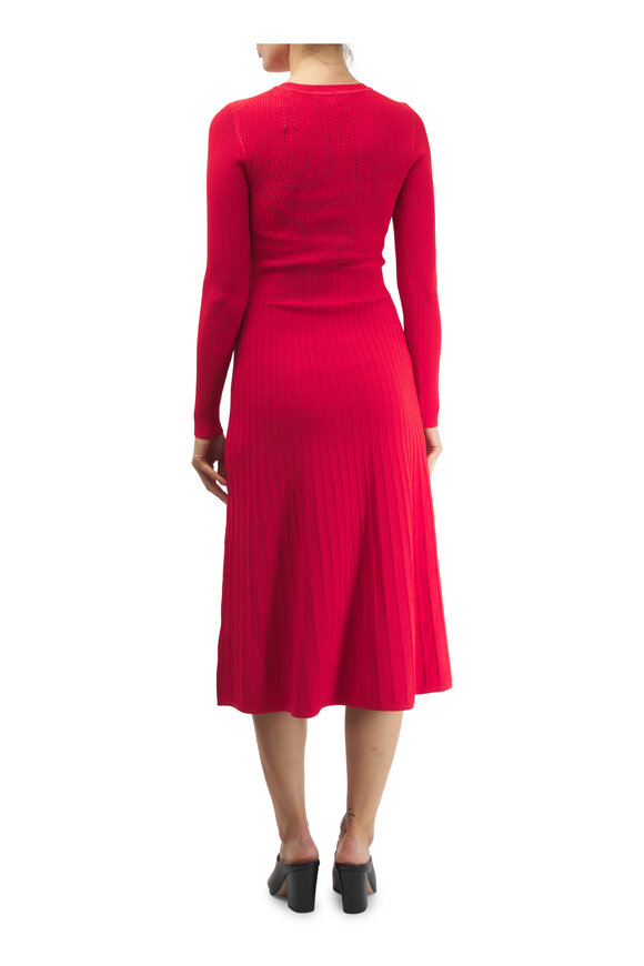 Veronica Beard - Nami Poppy Knit Sweater Dress