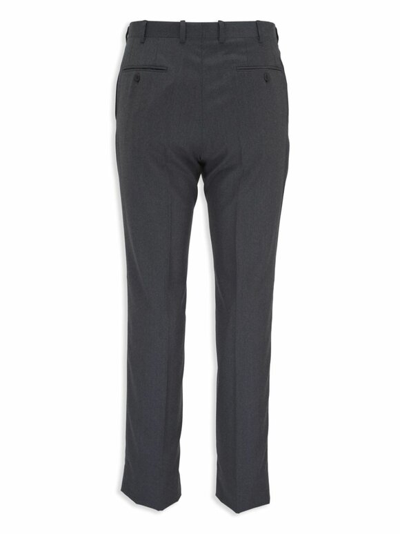 Brioni - Gray Wool Flannel Dress Pant