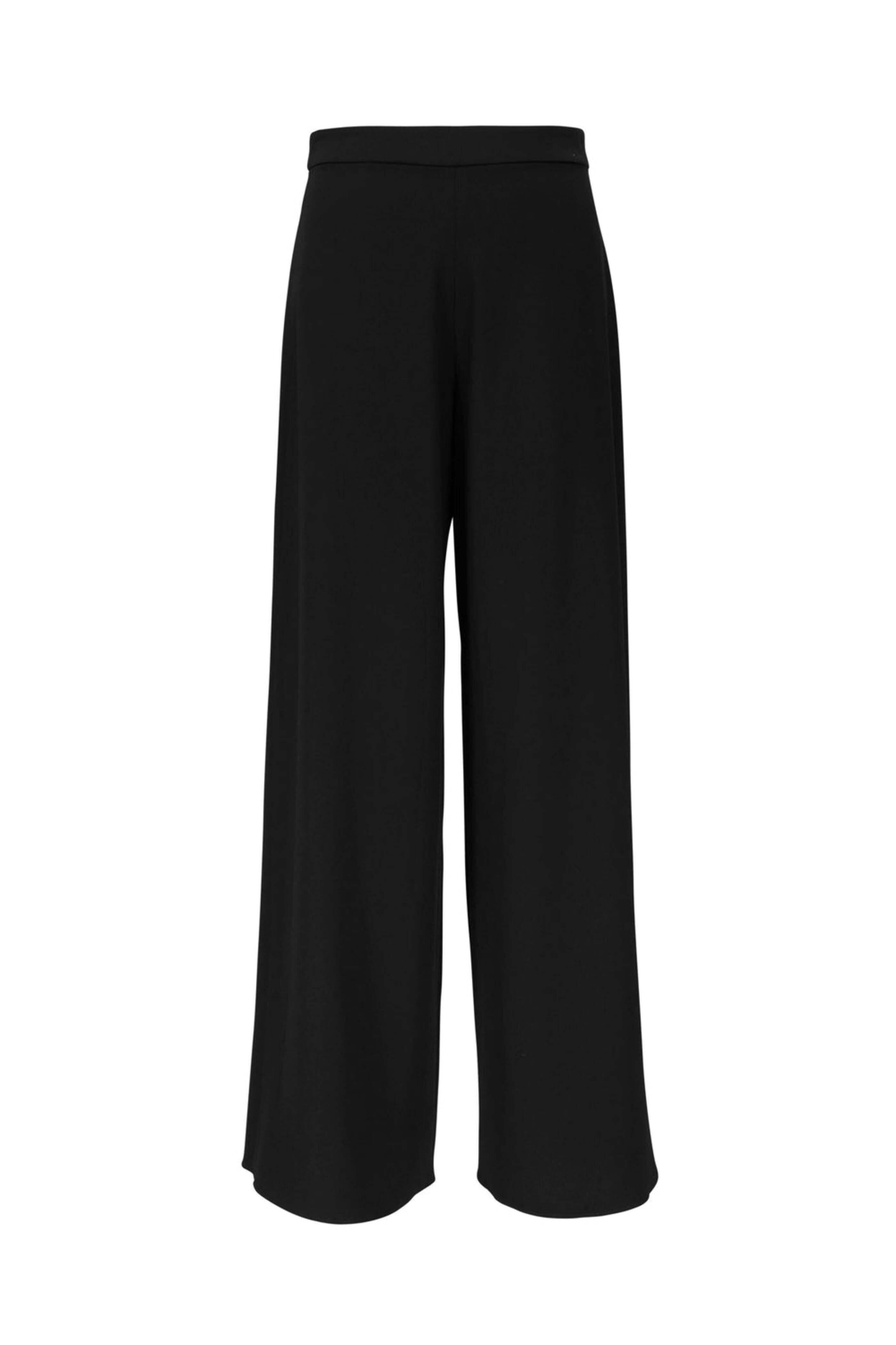 Peter Cohen - Black Crepe Ultrawide Slack