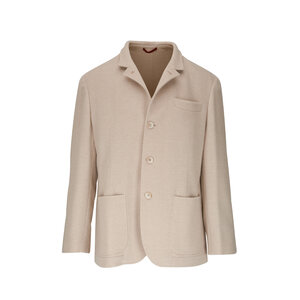 Brunello Cucinelli - Oat Cashmere Water-Resistant Jacket