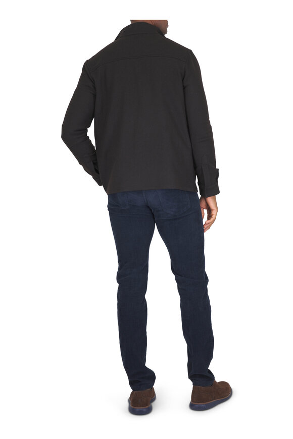 Marco Pescarolo Titan Chocolate Fly Front Jacket - view 3