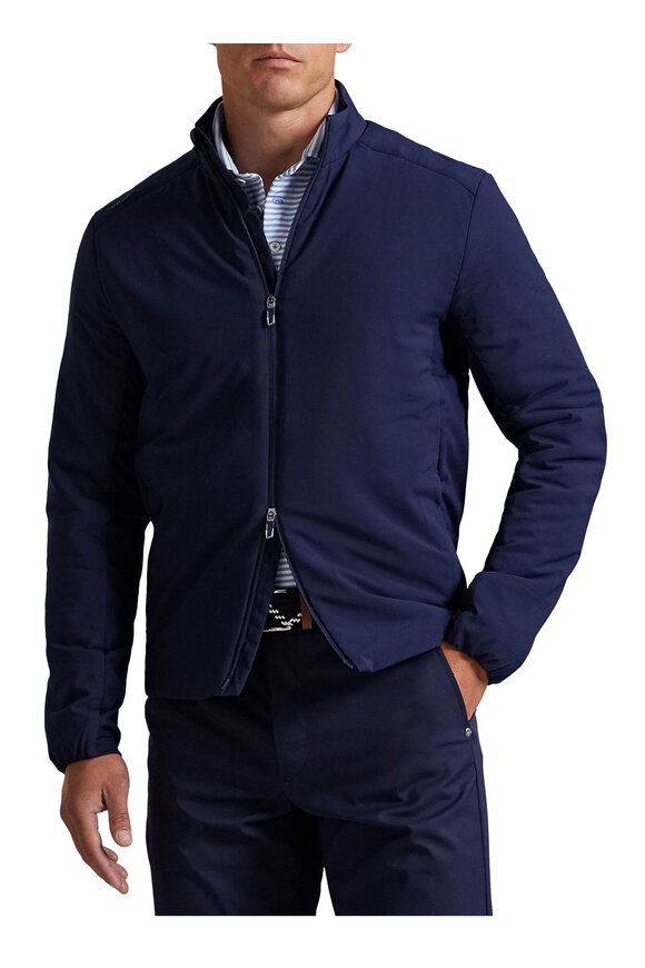 RLX Ralph Lauren Navy Tech Stretch Full Zip Jacket - view 4