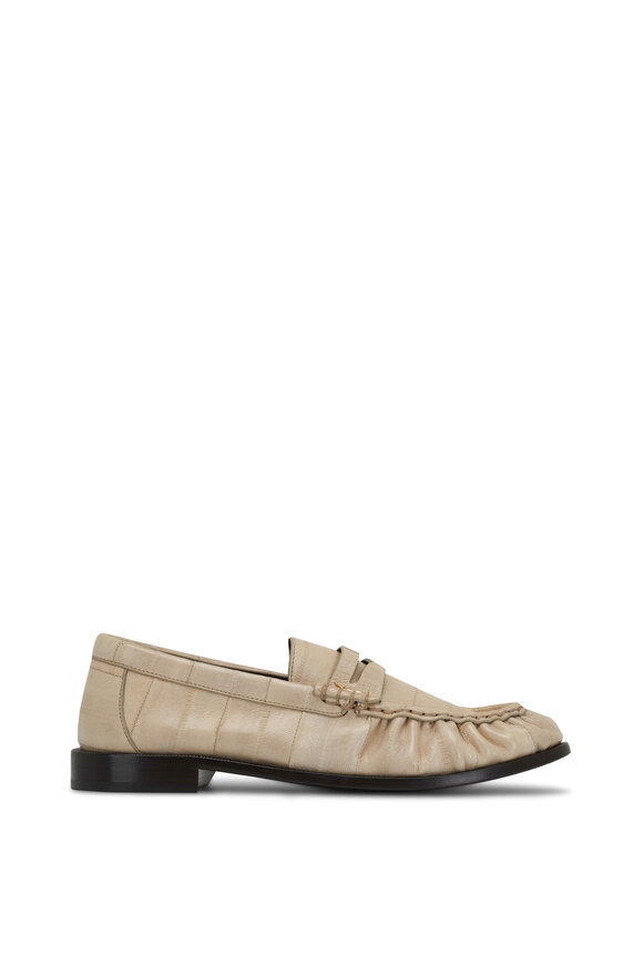 Saint Laurent - Le Loafer Ivory Penny Slipper