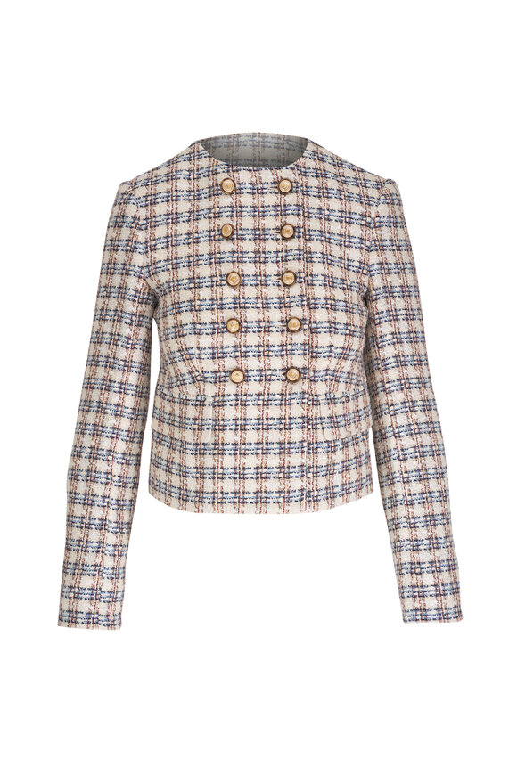 Veronica Beard  Bentley Ivory Multi Tweed Jacket