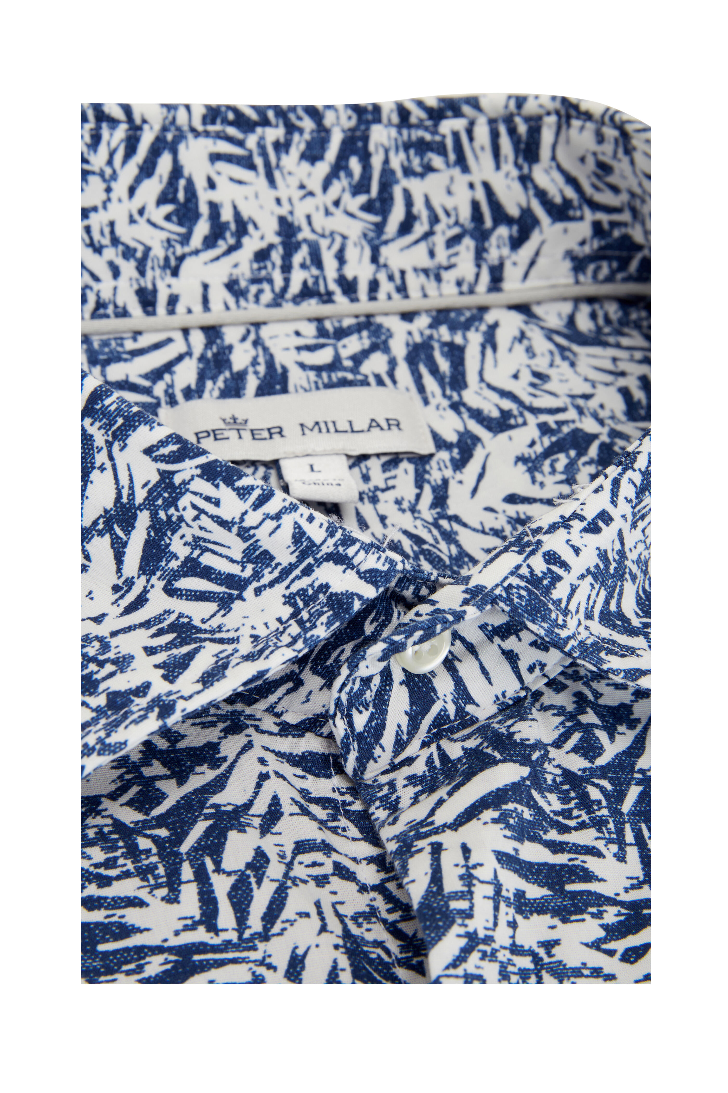 Peter Millar - Whitepalm Blue & White Sport Shirt