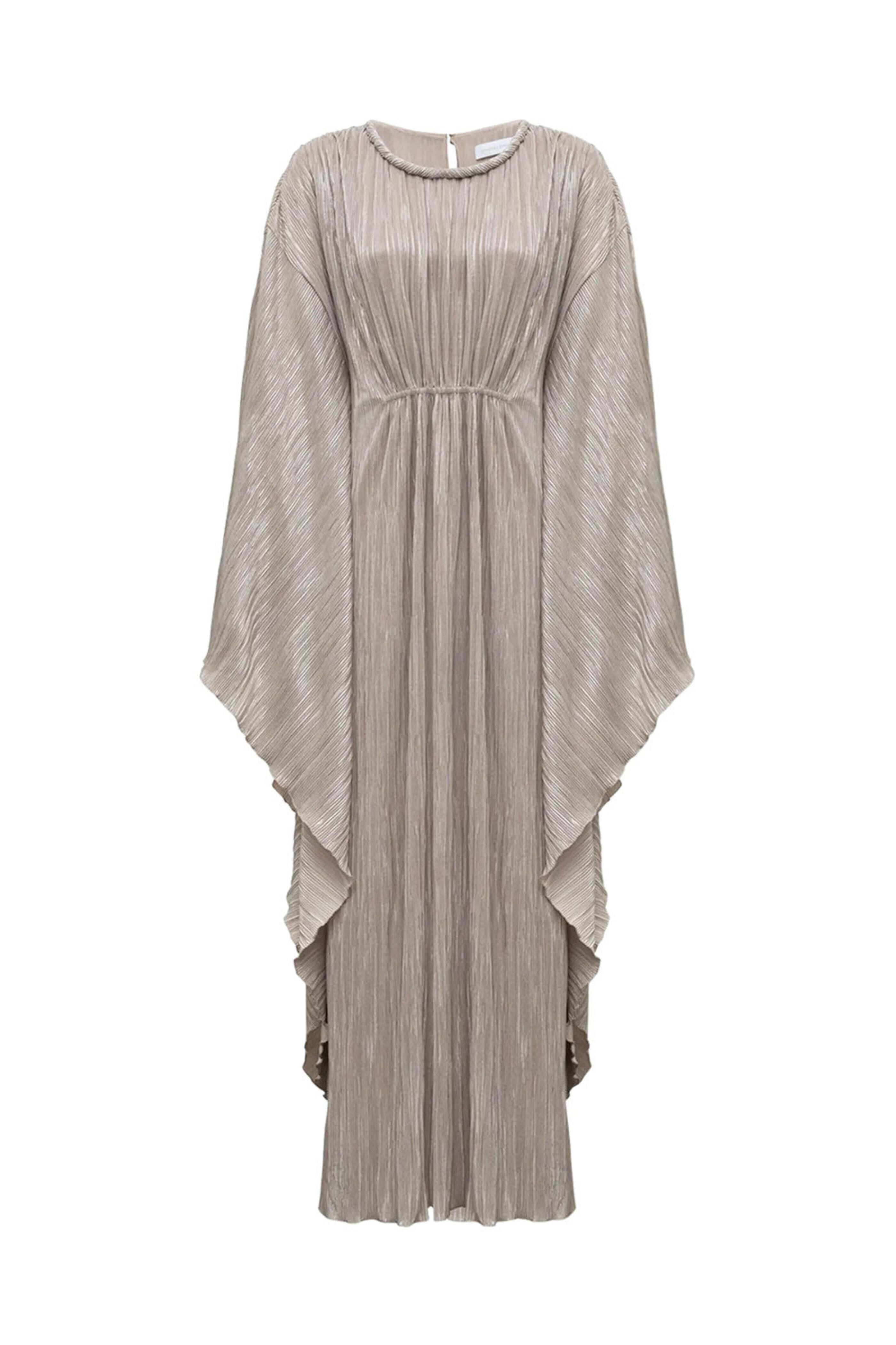 jonathan simkhai plisse lame maxi dress EUC - Only wore once! The Plisse Lame Goddess Gown