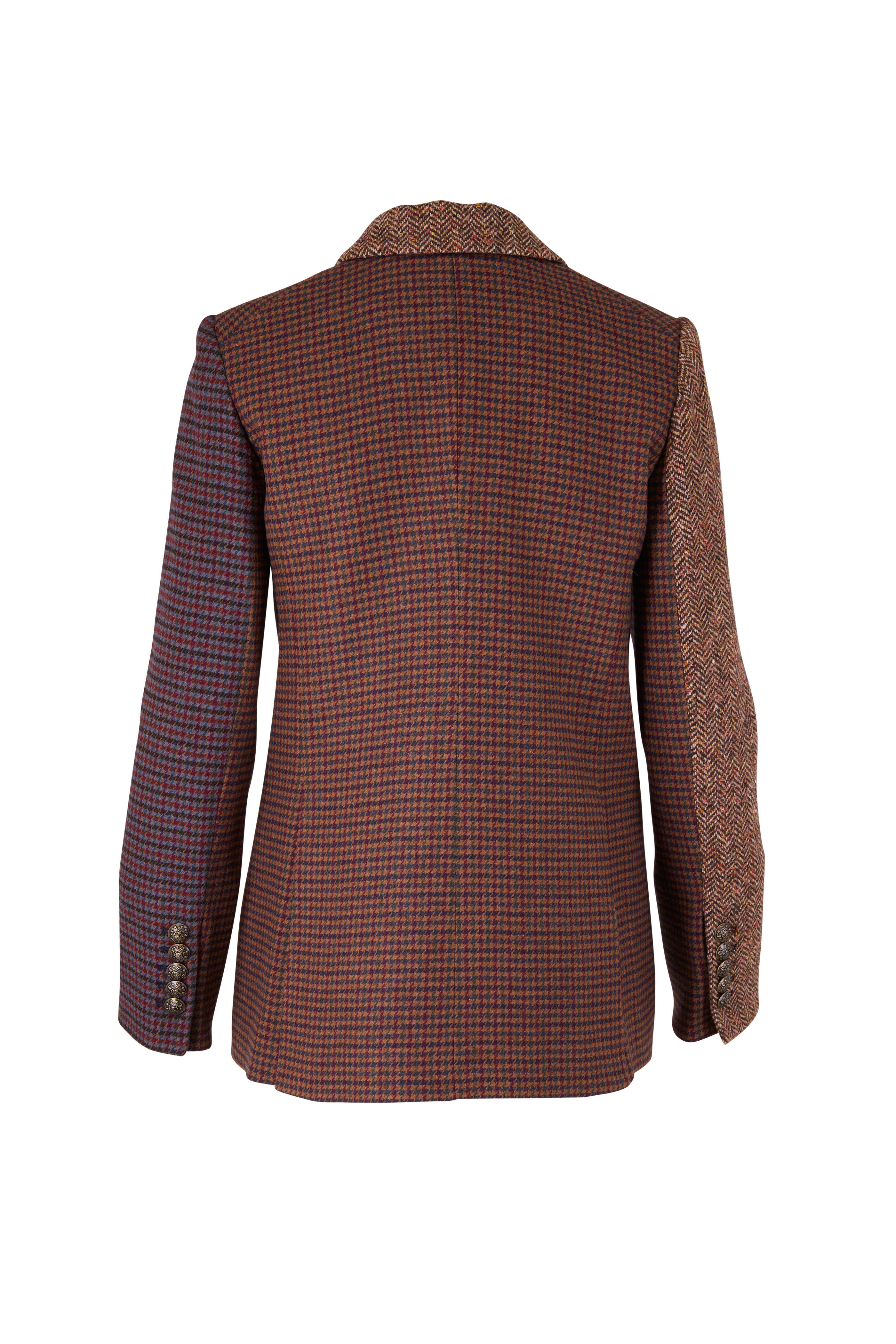 Veronica Beard - Faustine Camel & Blue Dickey Jacket