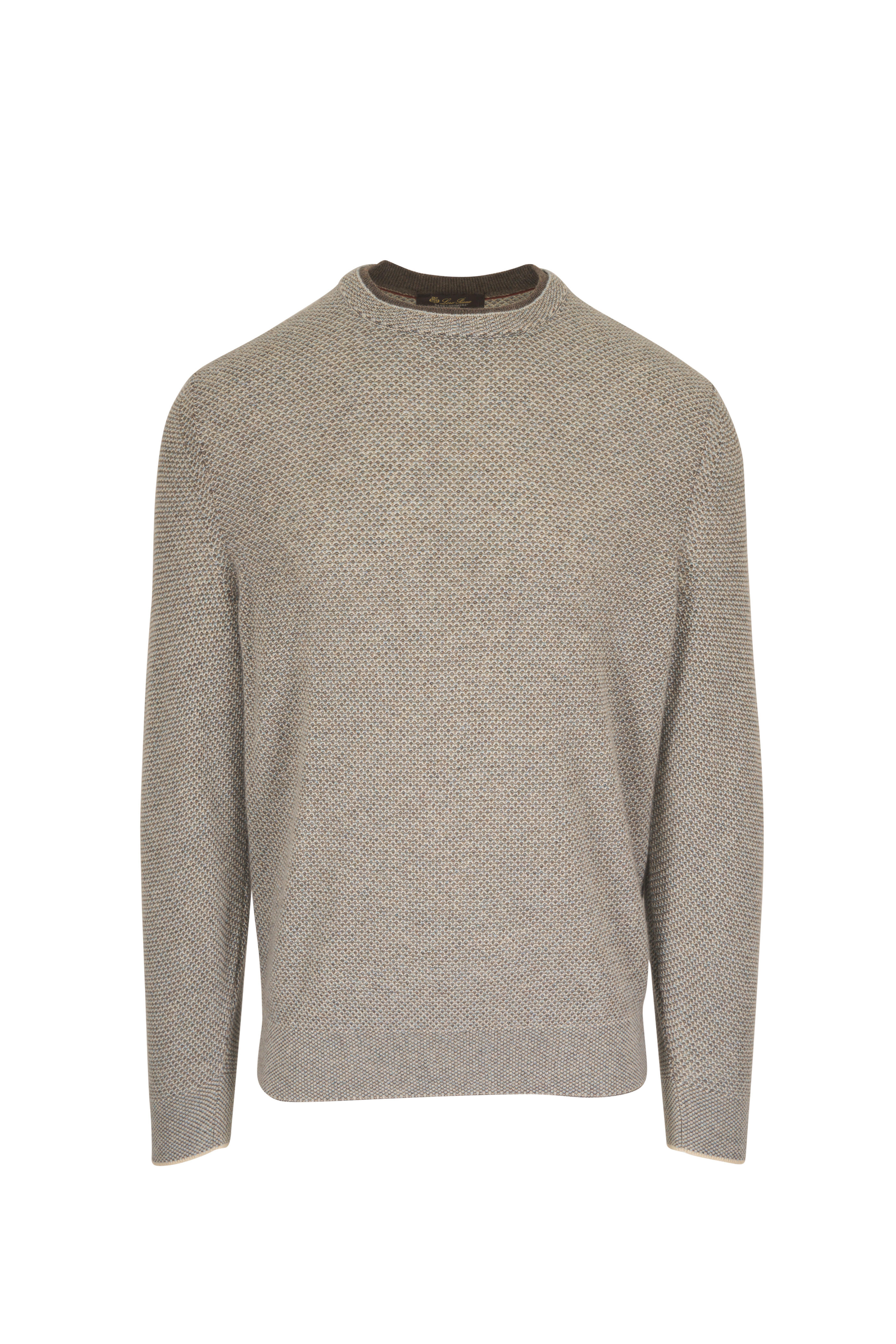 Loro Piana - Varallo Angel & Cream Cashmere Mélange Crewneck - view 1