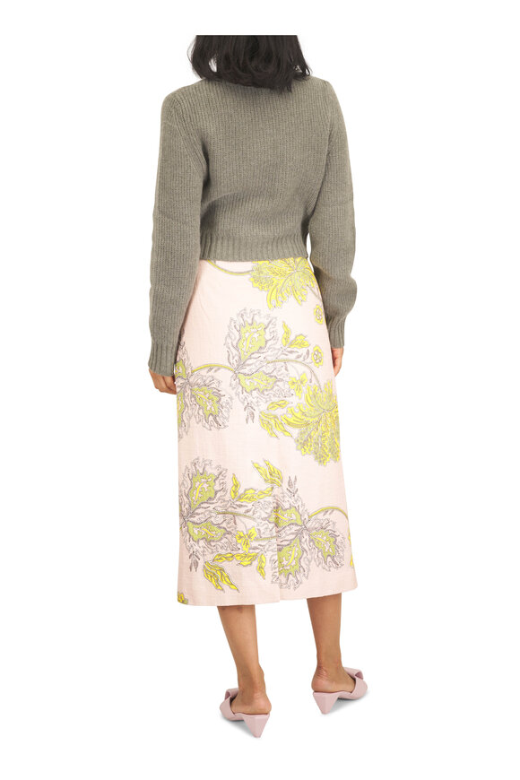 La DoubleJ Swathe Placée Print Pencil Skirt - view 4