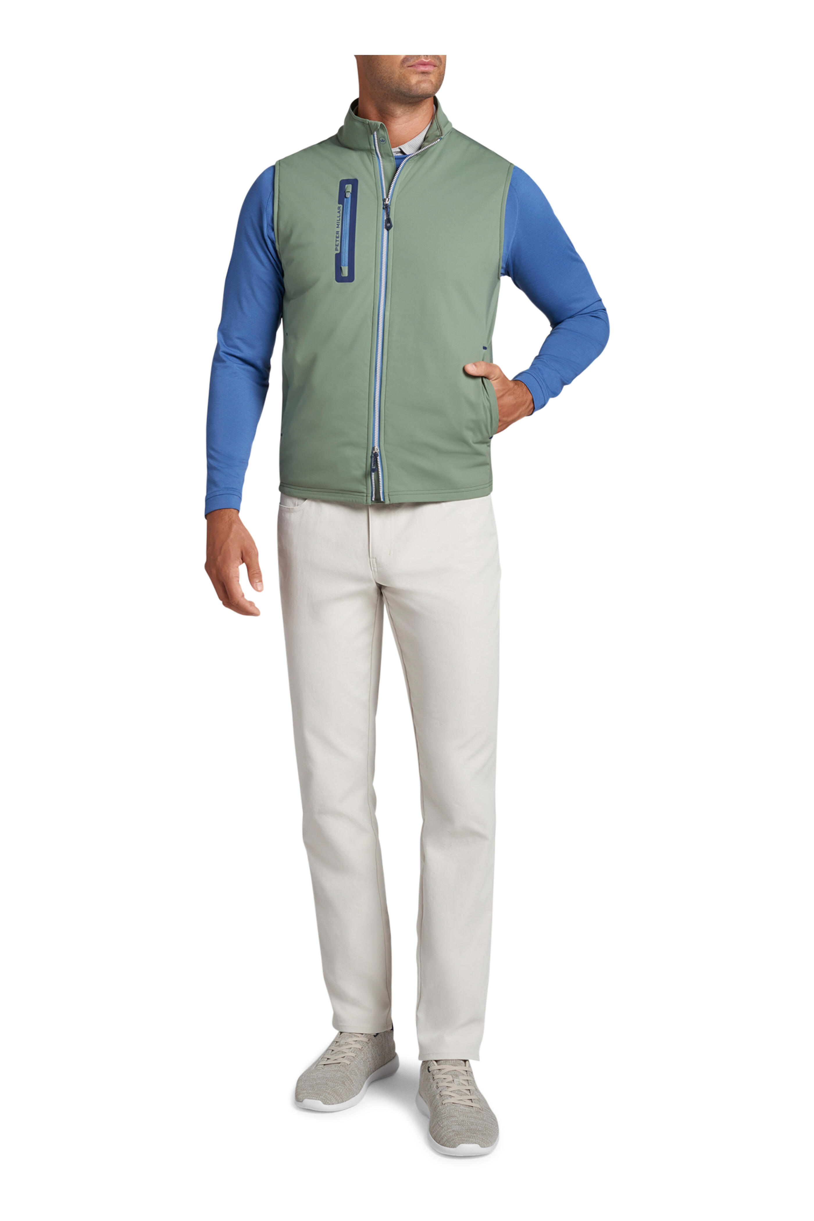 Peter Millar - Safari Green Hyperlight Fuse Hybrid Vest