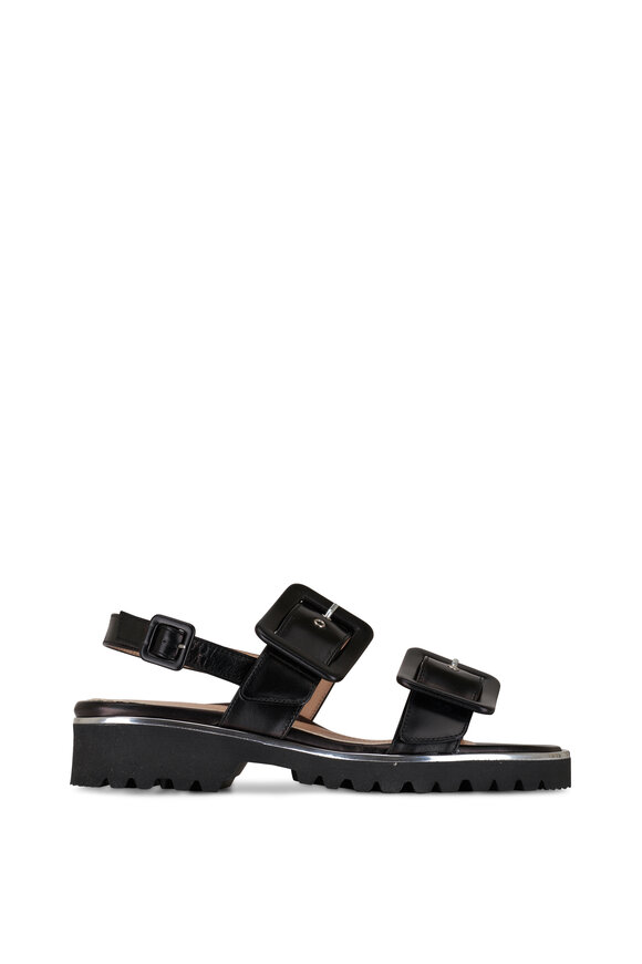 Ron White Callie Onyx Black Buckle Sport Sandal  - view 2