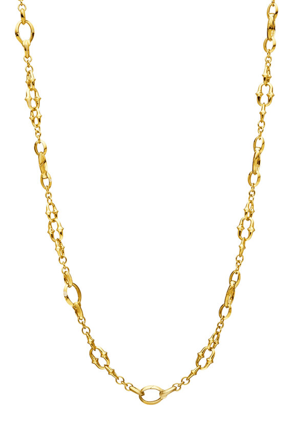 Paspaley 18k Yellow Gold Dive Charm Necklace