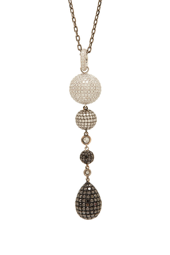 Mariani - Encore Black & White Diamond Necklace