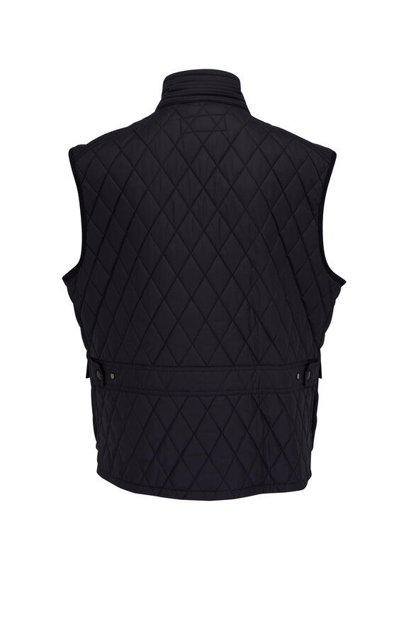 Ralph Lauren Purple Label - Brush Navy Quilted Vest 