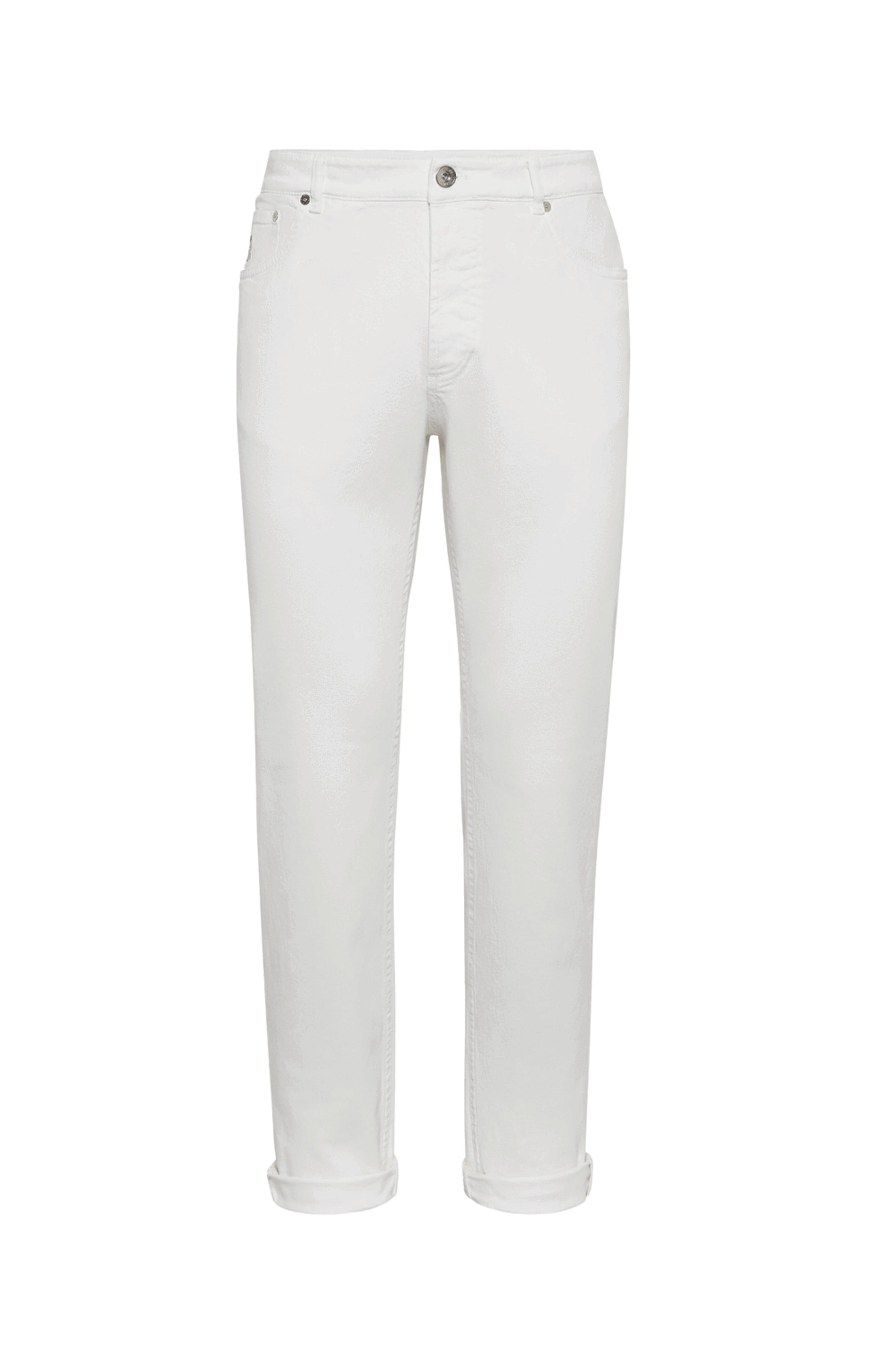 Brunello Cucinelli - Snow White 5 Pocket Pant | Mitchell Stores