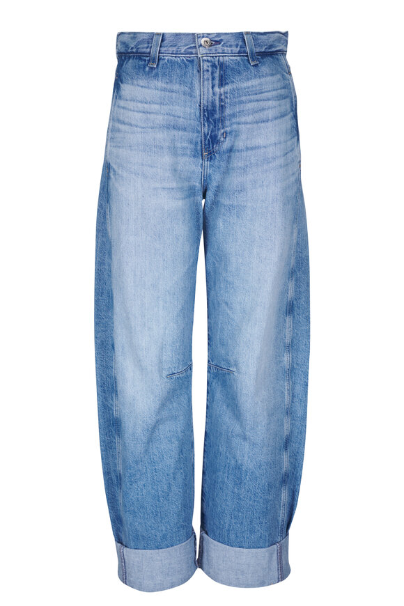 AG Mercer High-Rise Cuffed Barrel Jean