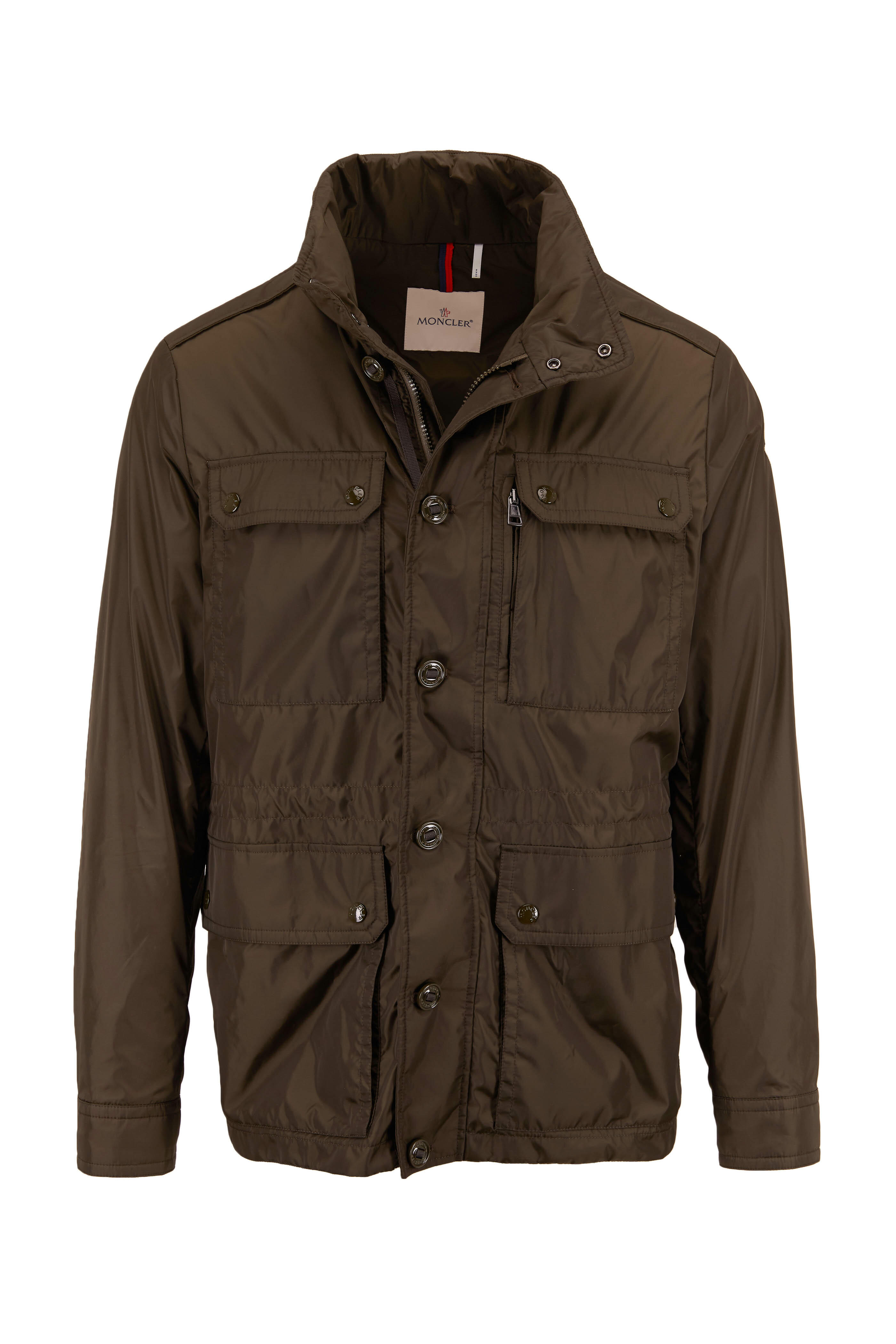Moncler - Olive Nylon Field Jacket | Mitchell Stores