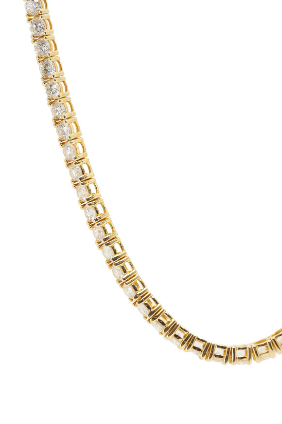 Lowy & Co - Yellow Gold Diamond Chain Necklace