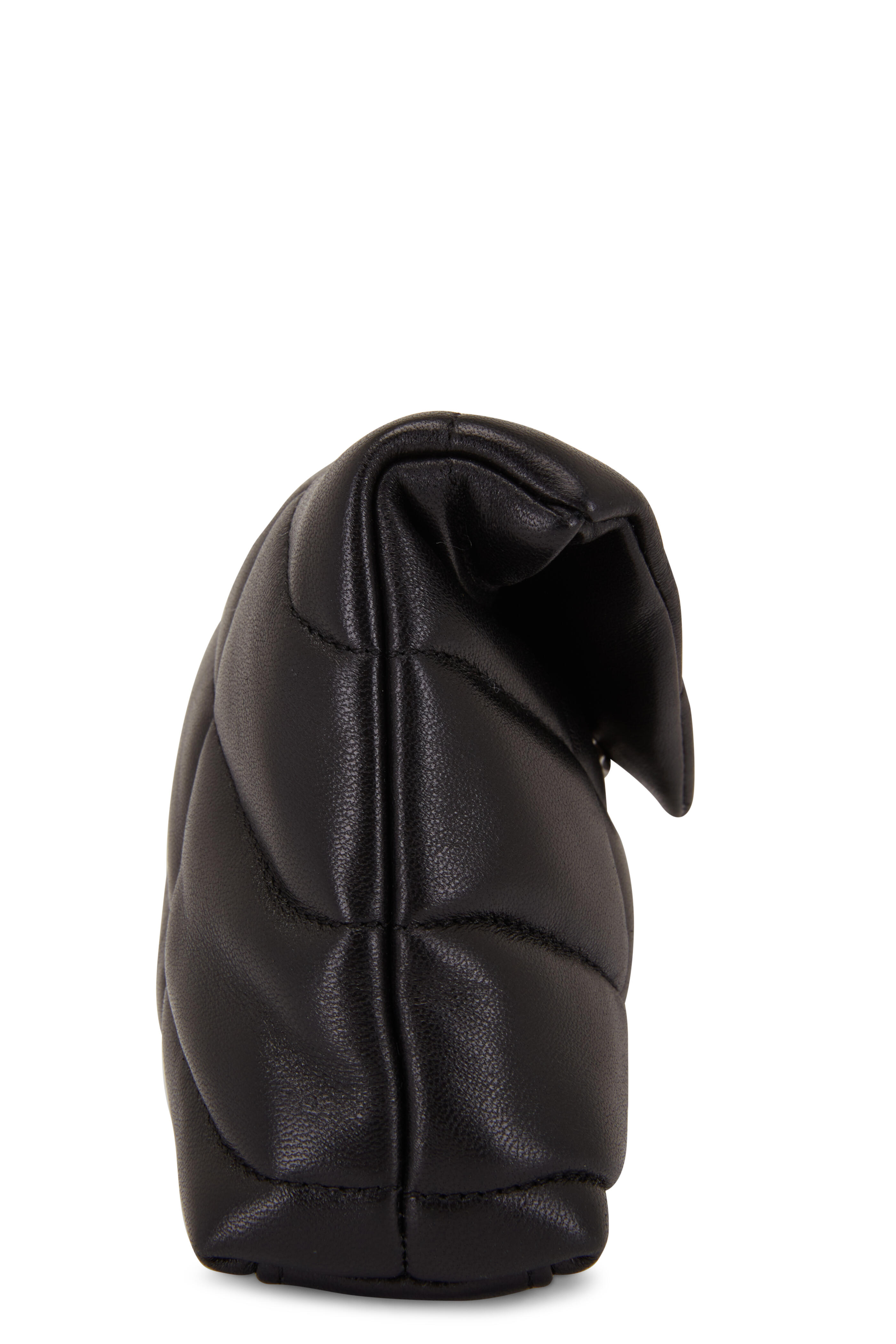 Saint Laurent - Black Mini Monogram Puffer Pouch