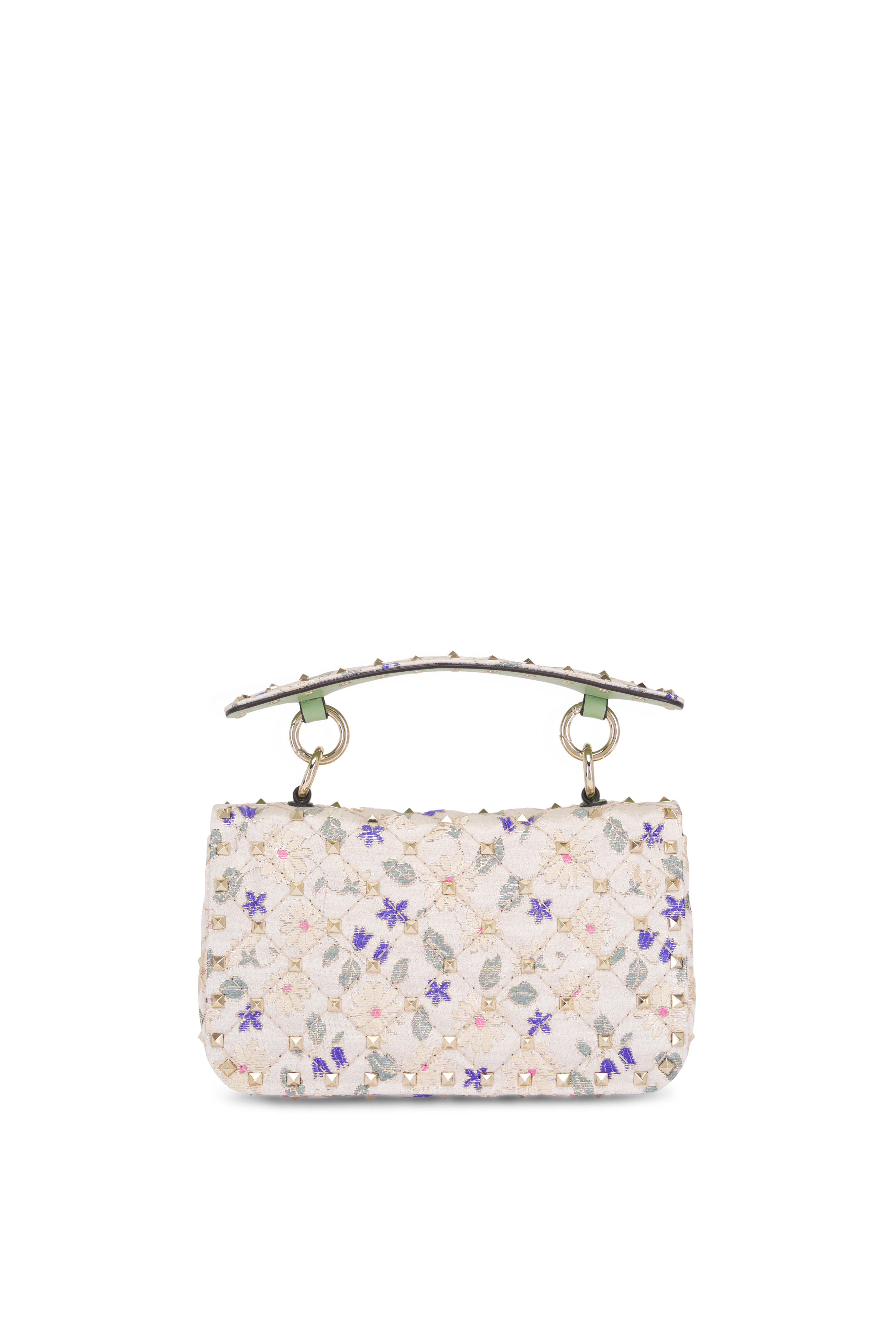 Valentino Garavani - Small Rockstud Spike Pétales d'Amour Chain Bag