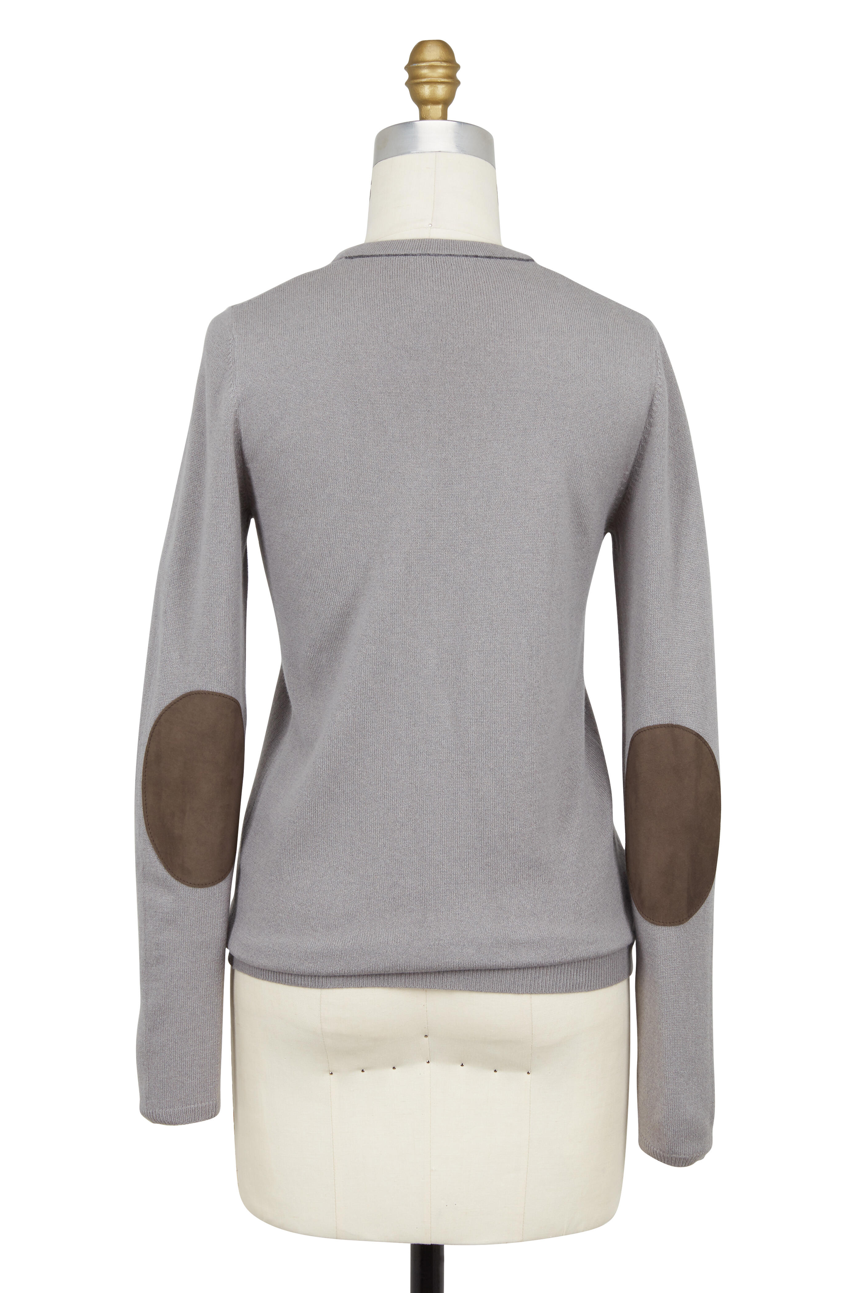 Brunello Cucinelli V-neck wool-cashmere jumper - Grey