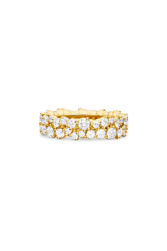Paul Morelli 18k Yellow Gold Diamond Confetti Ring - view 1