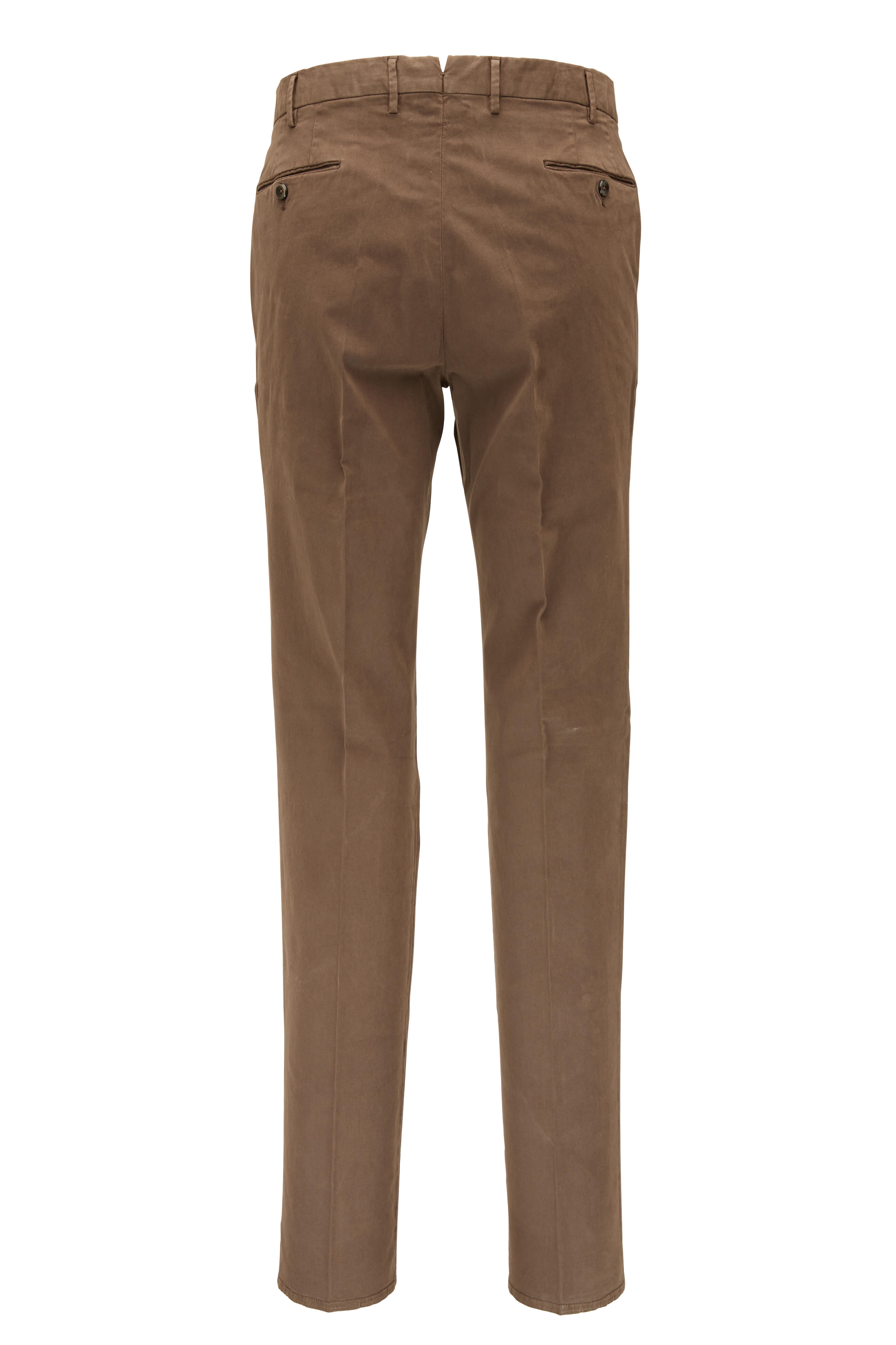 PT Torino - Brown Superfine Stretch Slim Fit Pant